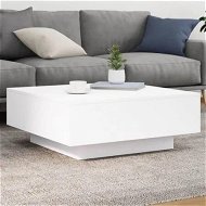 Detailed information about the product Coffee Table with LED Lights White 80x80x31 cm