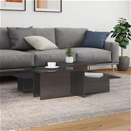 Detailed information about the product Coffee Tables 2 pcs High Gloss Grey Engineered Wood