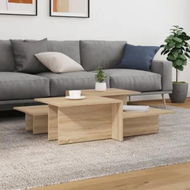 Detailed information about the product Coffee Tables 2 pcs Sonoma Oak Engineered Wood