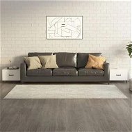 Detailed information about the product Coffee Tables with Metal Legs 2 pcs High Gloss White 50x50x40 cm