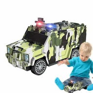 Detailed information about the product Coin Bank Car Shape Money Bank Truck Money Saving Box Multifunctional Cash Electronic Piggy Bank with Music for Boys Ages 3+(Green)