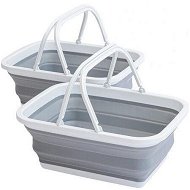 Detailed information about the product Collapsible Sink Set Of 2 For Dishwashing Camping Hiking And Home