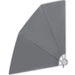 Collapsible Terrace Side Awning Grey 210x210 cm. Available at Crazy Sales for $79.95