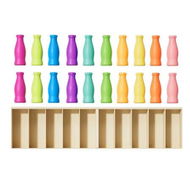 Detailed information about the product Color Matching Game Kit Family Group Challenge Fun Guessing Bottle Game Color Matching Memory Challenge Game