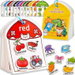 Color Sorting Toys for Toddlers Educational Quiet Book Preschool Learning Activities Sensory Fine Motor Skills Matching Games Autism Travel Gifts. Available at Crazy Sales for $14.99