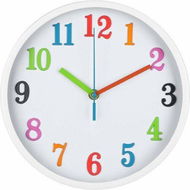 Detailed information about the product Colorful Kids Wall Clock 10 Inch Silent Non Ticking Quality Quartz Battery Operated Wall Clocks