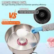 Detailed information about the product Commercial Cotton Candy Machine Sugar Floss Maker 1000W for Party Pink