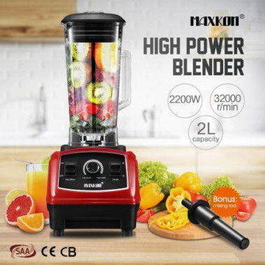 Commercial High Speed Blender Smoothie Maker Food Mixers Juicer 2L Red