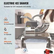 Detailed information about the product Commercial Ice Shaver Crusher 661lbs Per Hour Electric Snow Cone Maker 350W Shaved Ice Machine with Dual Blades for Parties Events Snack Bar