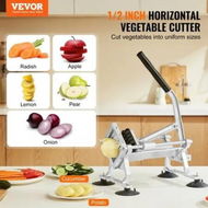 Detailed information about the product Commercial Vegetable Slicer 1/2 inch Fruit Slicer Stainless Steel and Aluminum Alloy Vegetable Cutter Slicer Machine Manual Slicer with Non-slip Feet