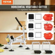 Detailed information about the product Commercial Vegetable Slicer 1/4'+3/8'+1/2' Fruit Slicer Stainless Steel and Aluminum Alloy Vegetable Cutter Slicer Machine Manual Slicer with Non-slip Feet