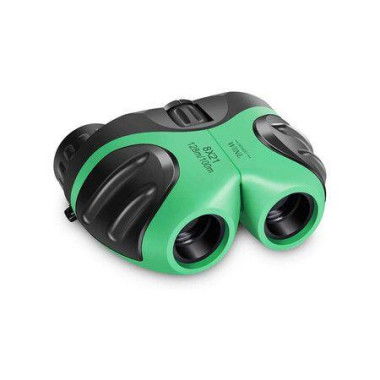 Compact Shockproof Binoculars For Bird Watching Kids Telescope For Teens Toys For 3-13 Years Old (Green)