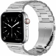 Detailed information about the product Compatible For Apple Watch Band Metal Replacement Strap Compatible With Apple Watch Series 6/5/4/3/2/1 Smartwatch And Apple Watch SE (L SIZE 42mm/44mm) Silver.