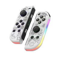 Detailed information about the product Compatible with Nin-tendo Switch Controller, Replacement Switch Controllers for Switch/Lite/OLED, Support Dual Vibration/6-Axis Gyro/Wake-up, Grey