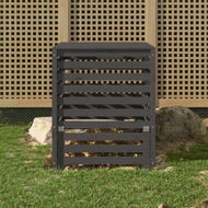 Detailed information about the product Composter Gray 82.5x82.5x99.5 Cm Solid Wood Pine