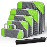 Detailed information about the product Compression Packing Cube For Suitcase - 6 Pcs Travel Luggage Organizer (Green)
