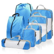 Detailed information about the product Compression Packing Cubes, 7 Set Packing Cubes for Travel Compression, Lightweight Compressible Package Organizer for Suitcases, Blue