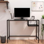 Detailed information about the product Computer Desk Black 100x36x74 Cm Glass