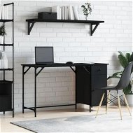 Detailed information about the product Computer Desk Black 131x48x75 cm Engineered Wood
