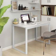 Detailed information about the product Computer Desk White 110x60x73 cm Engineered Wood