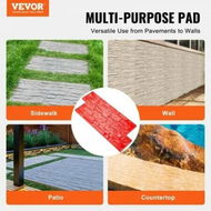 Detailed information about the product Concrete Stamps Mat 28 x 12 in Texturing Skin Polyurethane Stamp Texture