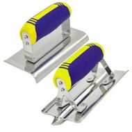 Detailed information about the product Concrete Tools Set Stainless Steel Concrete Hand Edger and Groover Plaster Stucco Cement Finishing Tool Kit