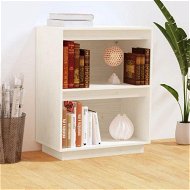 Detailed information about the product Console Cabinet White 60x34x75 Cm Solid Wood Pine