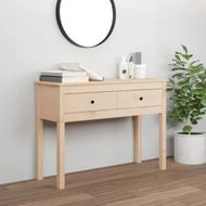 Detailed information about the product Console Table 100x35x75 cm Solid Wood Pine