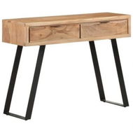 Detailed information about the product Console Table 100x35x76 cm Solid Acacia Wood with Live Edges