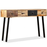 Detailed information about the product Console Table 120x30x76 Cm Solid Reclaimed Teak