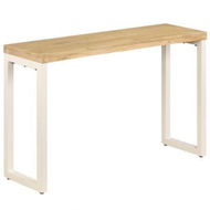 Detailed information about the product Console Table 120x35x76 Cm Solid Mango Wood And Steel