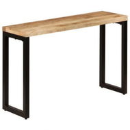 Detailed information about the product Console Table 120x35x76 Cm Solid Mango Wood And Steel