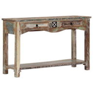 Detailed information about the product Console Table 120x40x75 Cm Solid Reclaimed Wood