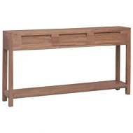 Detailed information about the product Console Table 145x30x80 cm Solid Teak Wood