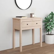 Detailed information about the product Console Table 70x35x75 cm Solid Wood Pine