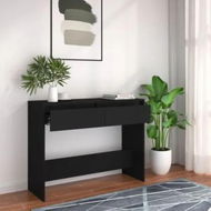 Detailed information about the product Console Table Black 100x35x76.5 cm Engineered Wood