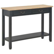 Detailed information about the product Console Table Black 110x35x80 Cm Wood