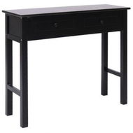 Detailed information about the product Console Table Black 90x30x77 Cm Wood