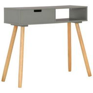 Detailed information about the product Console Table Grey 80x30x72 Cm Solid Pinewood