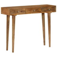 Detailed information about the product Console Table Solid Mango Wood 102x30x79 Cm