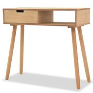 Detailed information about the product Console Table Solid Pinewood 80x30x72 cm Brown