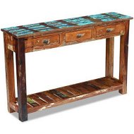 Detailed information about the product Console Table Solid Reclaimed Wood 120x30x76 Cm