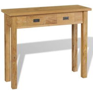 Detailed information about the product Console Table Solid Teak 90x30x80 Cm