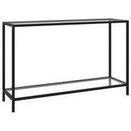 Detailed information about the product Console Table Transparent 120x35x75 Cm Tempered Glass