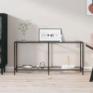 Detailed information about the product Console Table Transparent 160x35x75.5 cm Tempered Glass