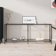 Detailed information about the product Console Table Transparent 180x35x75.5 cm Tempered Glass