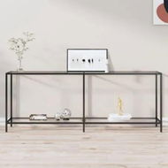 Detailed information about the product Console Table Transparent 200x35x75.5 cm Tempered Glass