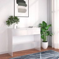 Detailed information about the product Console Table White 100x35x76.5 Cm Engineered Wood.