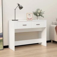 Detailed information about the product Console Table White 100x39x75 Cm Engineered Wood