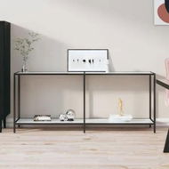 Detailed information about the product Console Table White 180x35x75.5 cm Tempered Glass